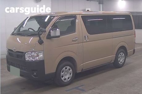Beige 2024 Toyota HiAce Commercial