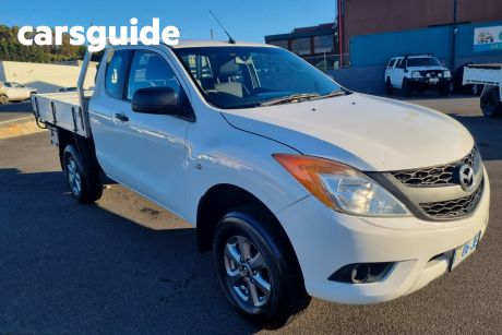 White 2014 Mazda BT-50 Freestyle Cab Chassis XT (4X2)