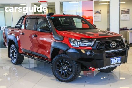 Red 2020 Toyota Hilux Double Cab Pick Up Rugged X (4X4)