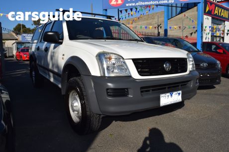 White 2006 Holden Rodeo Crew Cab Pickup LX