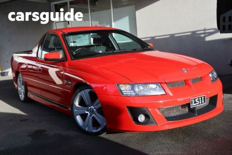 Red 2006 HSV Maloo Utility