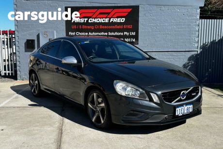 Grey 2013 Volvo S60 OtherCar F Series T6 R-Design Sedan 4dr Geartronic 6sp AWD 3.0T
