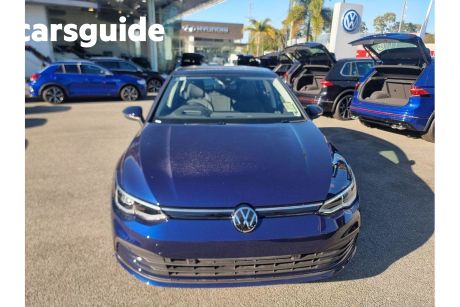 Blue 2023 Volkswagen Golf Hatch