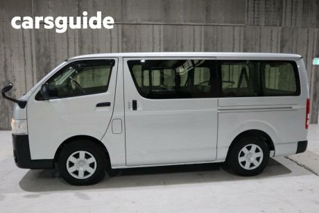 Silver 2023 Toyota HiAce Commercial