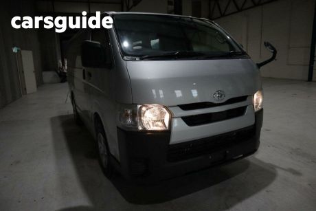 Silver 2022 Toyota HiAce Commercial