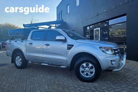 Silver 2014 Ford Ranger Ute Tray 4x4 XLS PX