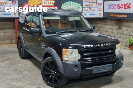 Black 2007 Land Rover Discovery 3 Wagon SE
