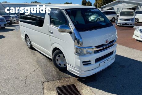 White 2010 Toyota HiAce Commercial CAMPERVAN AUTO