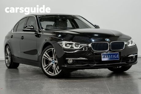 Black 2017 BMW 330E Sedan Luxury Line