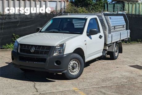 White 2008 Holden Rodeo Cab Chassis DX