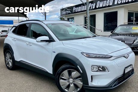 White 2019 Hyundai Kona Wagon Elite Electric