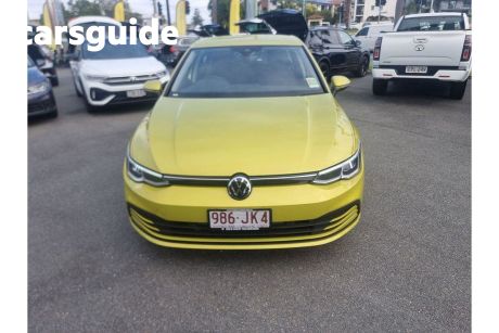 Yellow 2023 Volkswagen Golf Hatch 110TSI Life