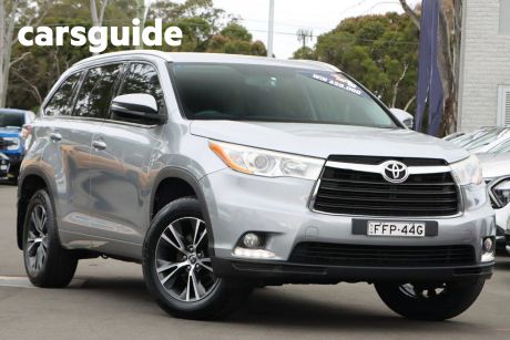 Silver 2016 Toyota Kluger SUV GXL AWD