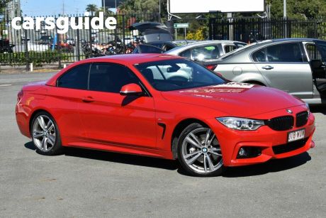 Red 2015 BMW 435I Convertible