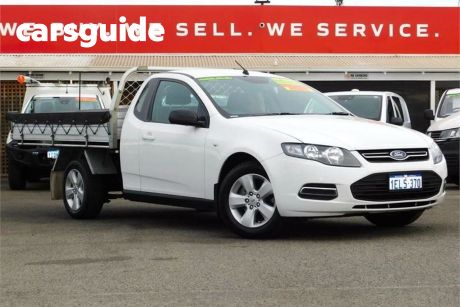 White 2014 Ford Falcon Cab Chassis