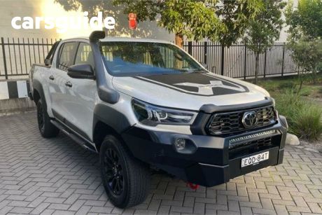 White 2021 Toyota Hilux Double Cab Pick Up Rugged X (4X4)
