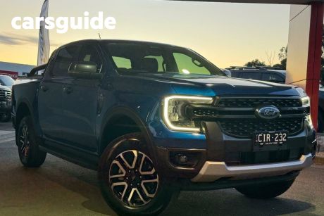 Blue 2023 Ford Ranger Double Cab Pick Up Sport 2.0 (4X4)