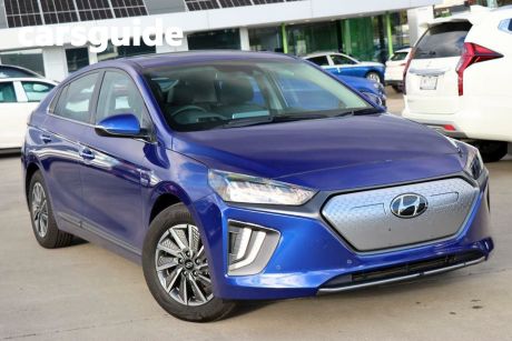 Blue 2019 Hyundai Ioniq Hatchback Electric Premium