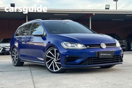 Blue 2019 Volkswagen Golf Wagon R