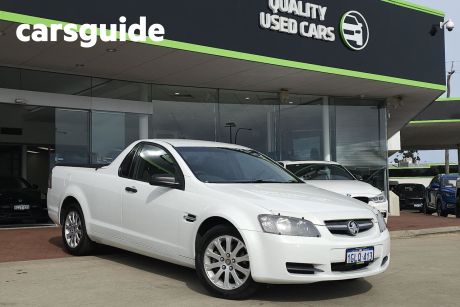 White 2010 Holden Commodore Utility Omega