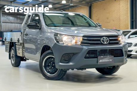 Silver 2015 Toyota Hilux Cab Chassis SR