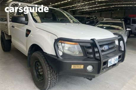 White 2012 Ford Ranger Cab Chassis XL 2.2 (4X4)