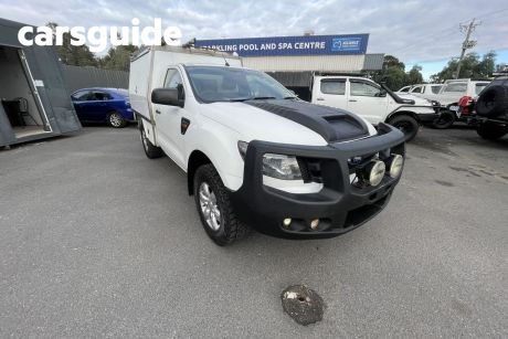 White 2014 Ford Ranger Cab Chassis XL 3.2 (4X4)