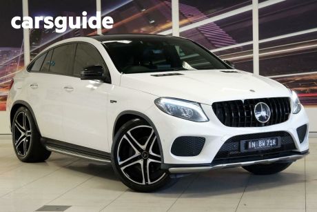 White 2017 Mercedes-Benz GLE43 Coupe 4Matic