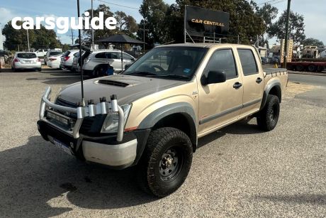 Gold 2007 Holden Rodeo Crew Cab Pickup LX (4X4)