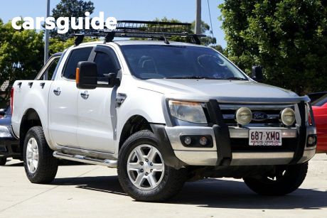 Silver 2014 Ford Ranger Ute Tray XLT Double Cab