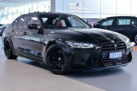 Black 2021 BMW M3 Sedan Competition