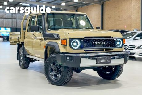 Brown 2024 Toyota Landcruiser 70 Series Double Cab Chassis LC79 GXL