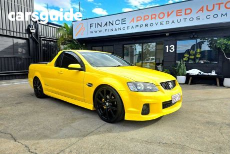Yellow 2011 Holden UTE Ute Tray SV6 Thunder Limited Edition VE II