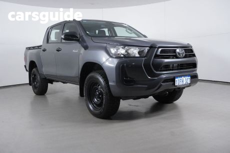 Grey 2023 Toyota Hilux Double Cab Pick Up Workmate HI-Rider (4X2)