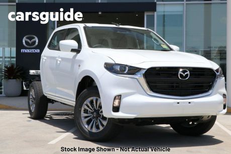 Silver 2024 Mazda BT-50 Dual Cab Chassis XT (4X2)