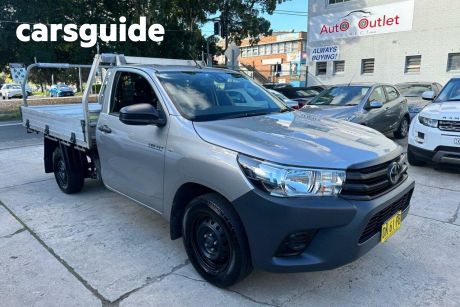 Grey 2021 Toyota Hilux Cab Chassis Workmate