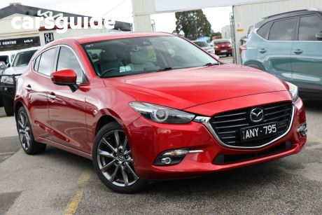 Red 2017 Mazda 3 Hatchback SP25 Astina