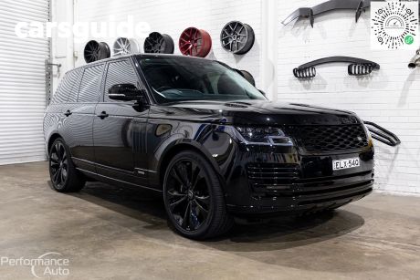 Black 2021 Land Rover Range Rover Fifty Wagon P525 (386KW)