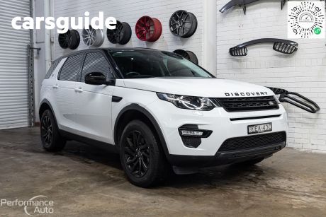 White 2016 Land Rover Discovery Sport Wagon SI4 SE