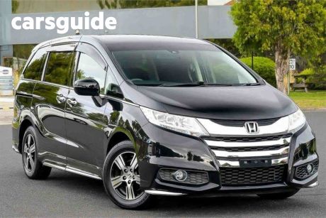 Black 2017 Honda Odyssey Wagon Hybrid Honda Absolute Sensing