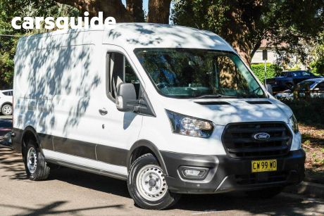 White 2020 Ford Transit Commercial 350L (Mid Roof)