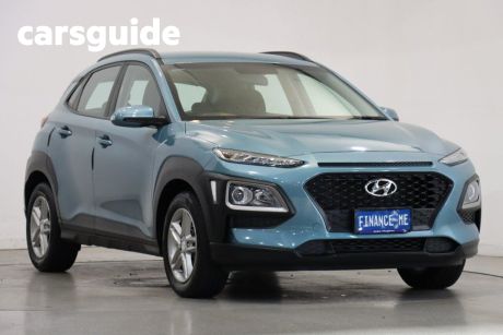 Blue 2018 Hyundai Kona Wagon Active (fwd)