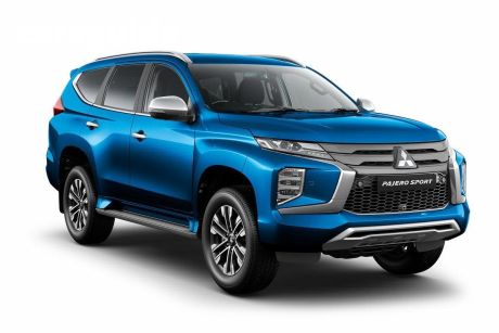 Blue 2024 Mitsubishi Pajero Sport Wagon Exceed (4WD) 7 Seat