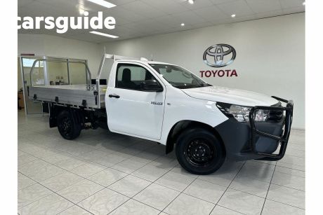 White 2021 Toyota Hilux Ute Tray 4x2 Workmate 2.7L