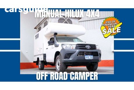 White 2018 Toyota Hilux Cab Chassis Workmate (4X4)