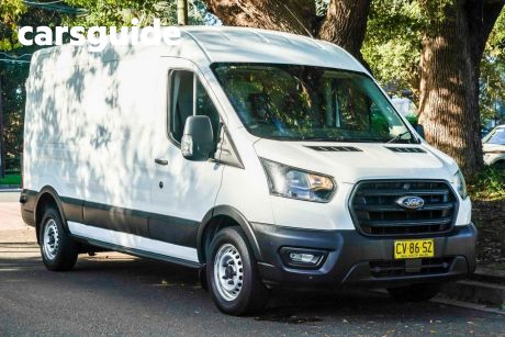 White 2019 Ford Transit Commercial 350L (Mid Roof)