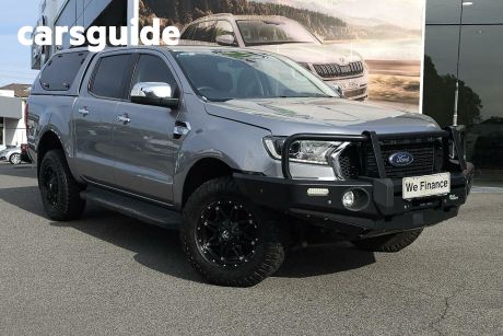 Silver 2021 Ford Ranger Double Cab Chassis XLT 3.2 (4X4)