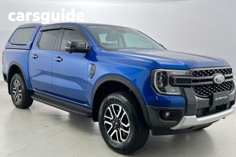 Blue 2022 Ford Ranger Double Cab Pick Up Sport 2.0 (4X4)