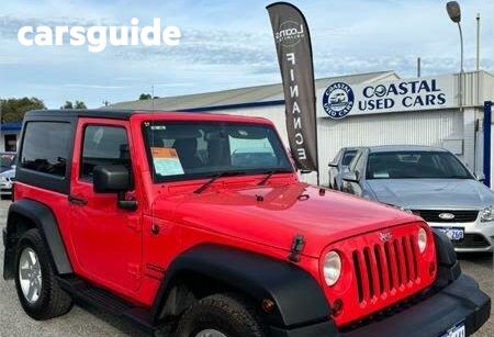 Red 2013 Jeep Wrangler Softtop Sport (4X4)