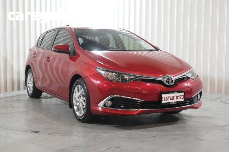 Red 2015 Toyota Corolla Hatchback Ascent Sport